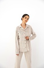 Piżama Sensis Avelin dł/r XS-2XL rozpinana