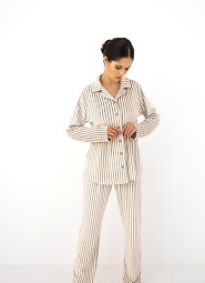 Piżama Sensis Avelin dł/r XS-2XL rozpinana