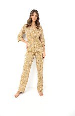 Piżama Sensis Lauryn 3/4 S-XL rozpinana