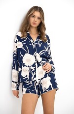 Piżama Sensis Linnea dł/r XS-2XL rozpinana