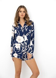 Piżama Sensis Linnea dł/r XS-2XL rozpinana