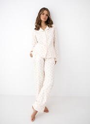 Piżama Sensis Marielle dł/r XS-2XL rozpinana