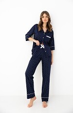 Piżama Sensis Parker dł/r S-XL rozpinana