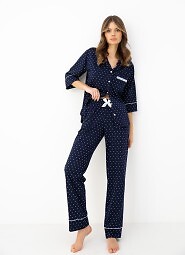 Piżama Sensis Parker dł/r S-XL rozpinana