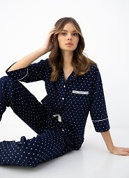 Piżama Sensis Parker dł/r S-XL rozpinana