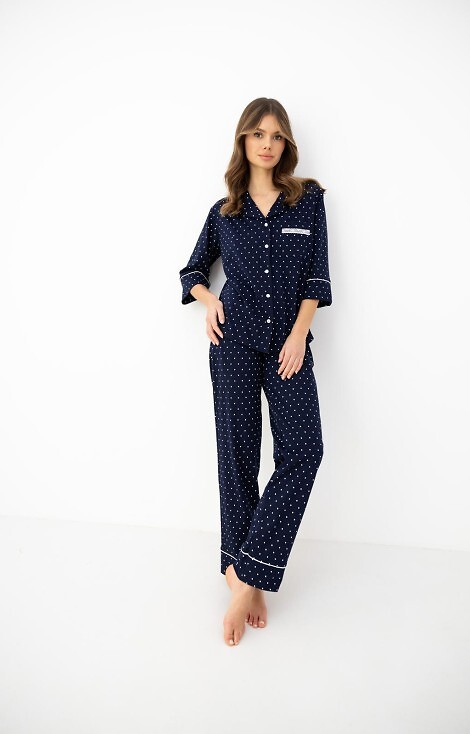 Piżama Sensis Parker dł/r S-XL rozpinana