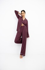 Piżama Sensis Samira dł/r XS-2XL rozpinana
