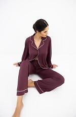 Piżama Sensis Samira dł/r XS-2XL rozpinana