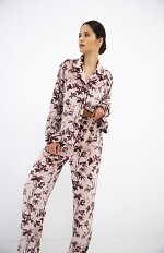 Piżama Sensis Thalia dł/r S-2XL rozpinana