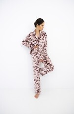 Piżama Sensis Thalia dł/r S-2XL rozpinana