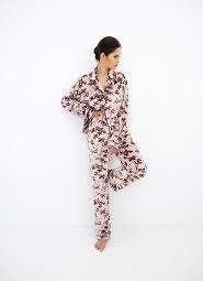 Piżama Sensis Thalia dł/r S-2XL rozpinana