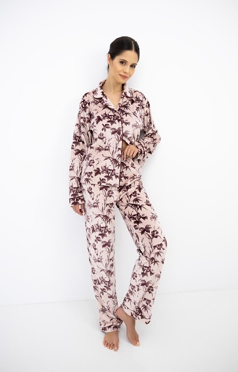 Piżama Sensis Thalia dł/r S-2XL rozpinana