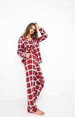 Piżama Sensis Yulie dł/r XS-2XL rozpinana