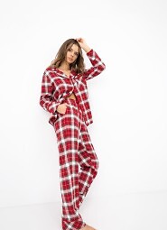 Piżama Sensis Yulie dł/r XS-2XL rozpinana