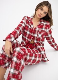 Piżama Sensis Yulie dł/r XS-2XL rozpinana