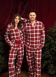 Piżama Sensis Yulie dł/r XS-2XL rozpinana