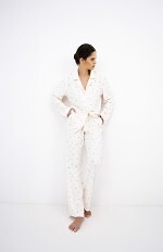 Piżama Sensis Valerie dł/r XS-2XL rozpinana