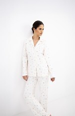 Piżama Sensis Valerie dł/r XS-2XL rozpinana