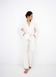 Piżama Sensis Valerie dł/r XS-2XL rozpinana