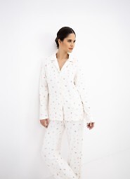 Piżama Sensis Valerie dł/r XS-2XL rozpinana