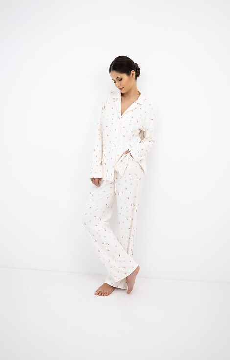 Piżama Sensis Valerie dł/r XS-2XL rozpinana