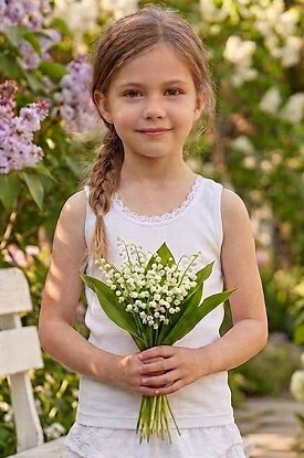 Koszulka Donella sz/r 4950 dziewczęca