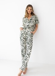 Piżama Sensis Louise kr/r XS-2XL rozpinana