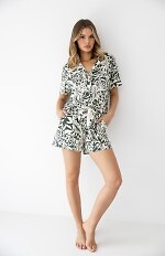 Piżama Sensis Kaylee kr/r XS-2XL rozpinana