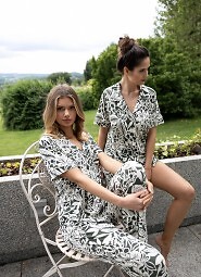 Piżama Sensis Kaylee kr/r XS-2XL rozpinana