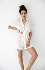 Piżama Sensis Davina kr/r XS-2XL rozpinana