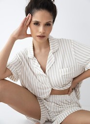 Piżama Sensis Davina kr/r XS-2XL rozpinana