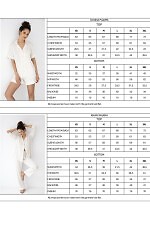 Piżama Sensis Amani dł/r XS-2XL rozpinana