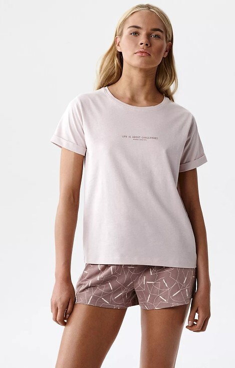 Piżama Atlantic NLP-508 kr/r S-2XL