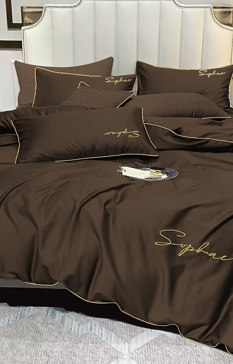 Komplet pościeli Cotton World Mikrowłókno Haft FHL-3303 160x200