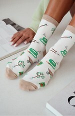 Skarpety Milena 0200-210 Ogród 37-41