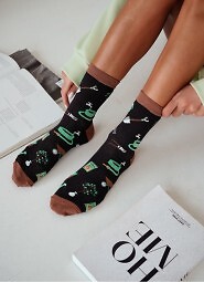 Skarpety Milena 0200-210 Ogród 37-41