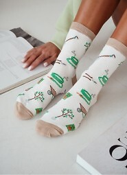 Skarpety Milena 0200-210 Ogród 37-41