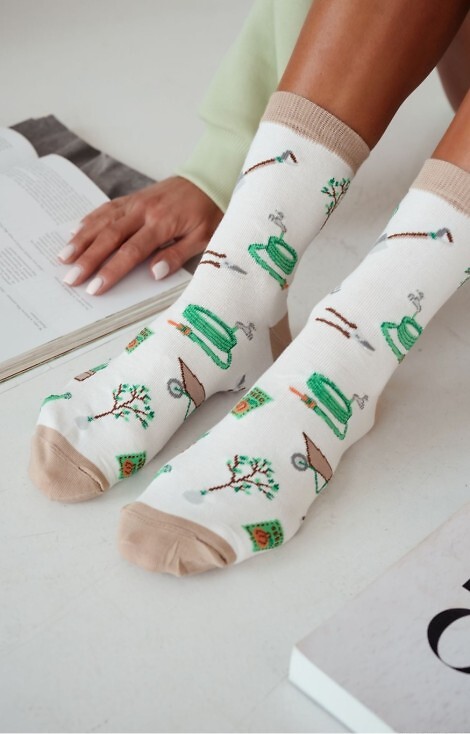 Skarpety Milena 0200-210 Ogród 37-41