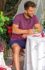 Piżama Key MNS 319 A26 kr/r M-2XL