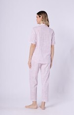 Piżama Leveza 1712 Dominika kr/r M-2XL rozpinana