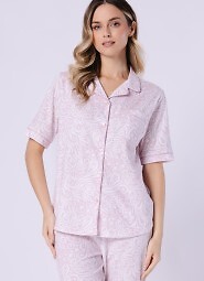 Piżama Leveza 1712 Dominika kr/r M-2XL rozpinana