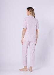 Piżama Leveza 1712 Dominika kr/r M-2XL rozpinana