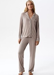 Piżama Atlantic NLP-495 dł/r S-2XL