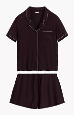 Piżama Atlantic NLP-496 kr/r S-2XL rozpinana