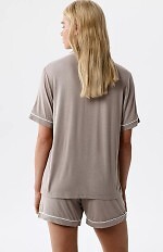 Piżama Atlantic NLP-496 kr/r S-2XL rozpinana