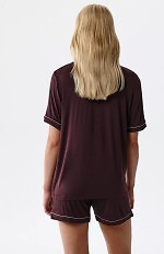 Piżama Atlantic NLP-496 kr/r S-2XL rozpinana