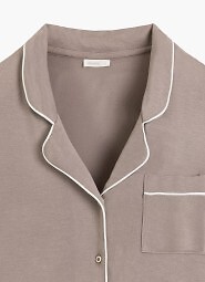 Piżama Atlantic NLP-496 kr/r S-2XL rozpinana