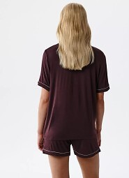 Piżama Atlantic NLP-496 kr/r S-2XL rozpinana