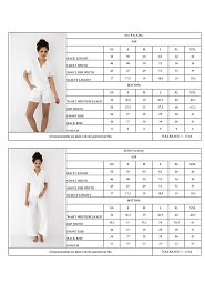 Piżama Sensis Zuri kr/r XS-2XL