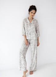 Piżama Sensis Emory 7/8 XS-2XL rozpinana